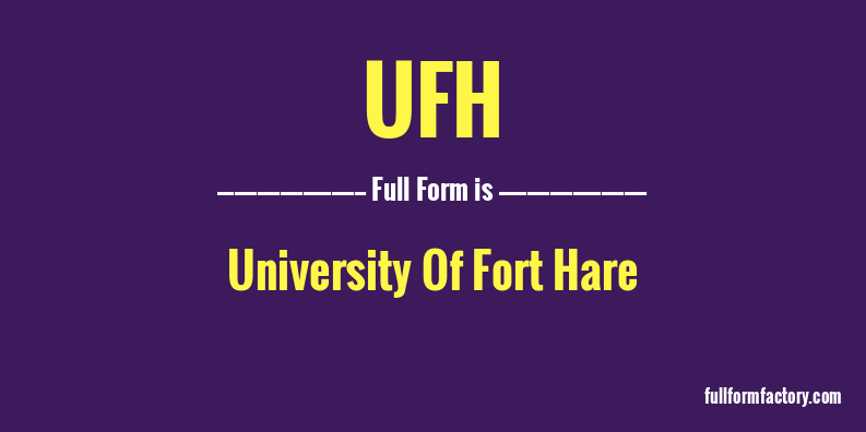 ufh-full-form