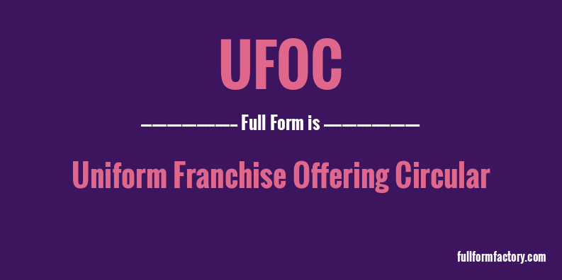 ufoc-full-form