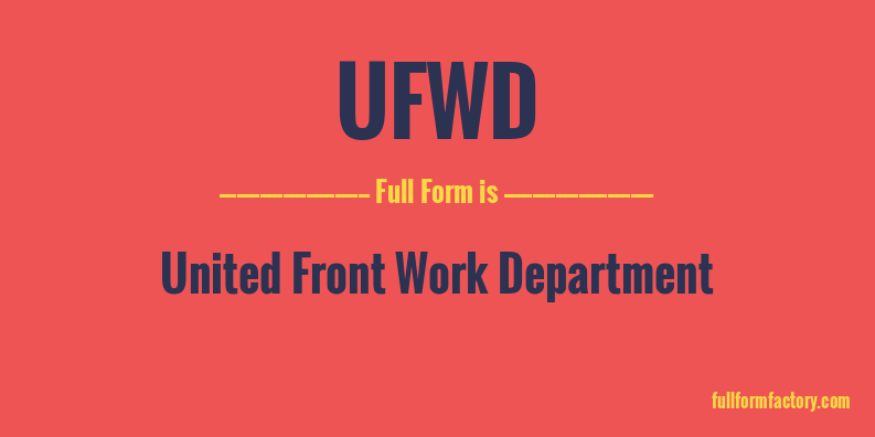 ufwd-full-form