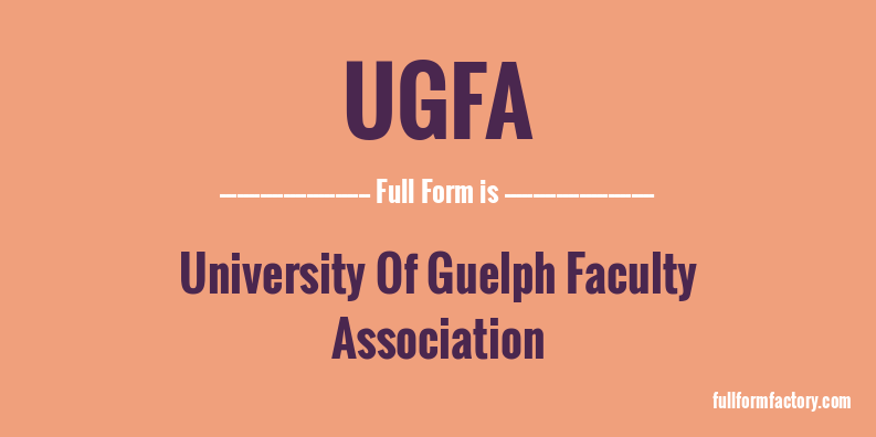 ugfa-full-form