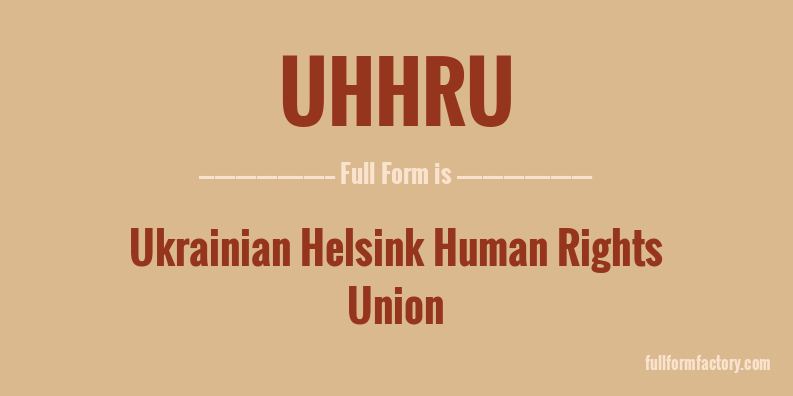 uhhru-full-form
