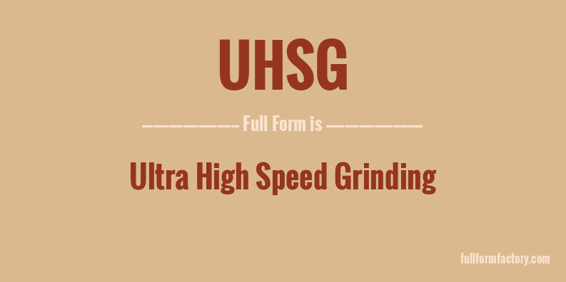 uhsg-full-form