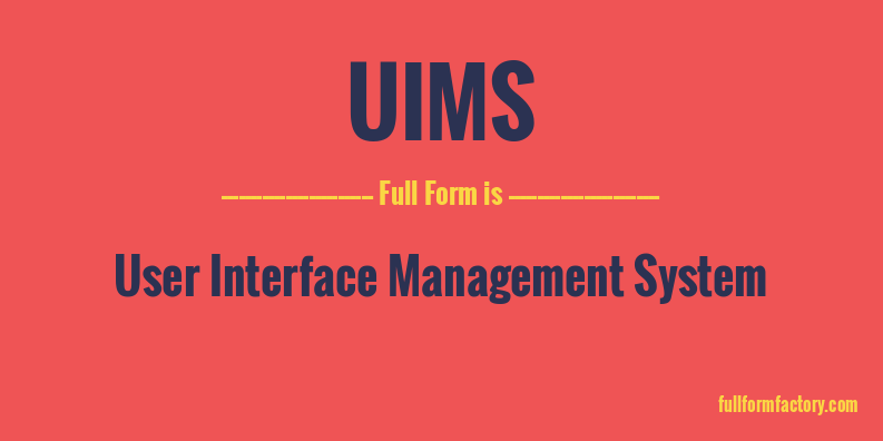 uims-full-form
