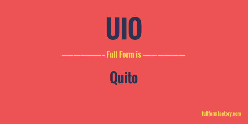 uio-full-form
