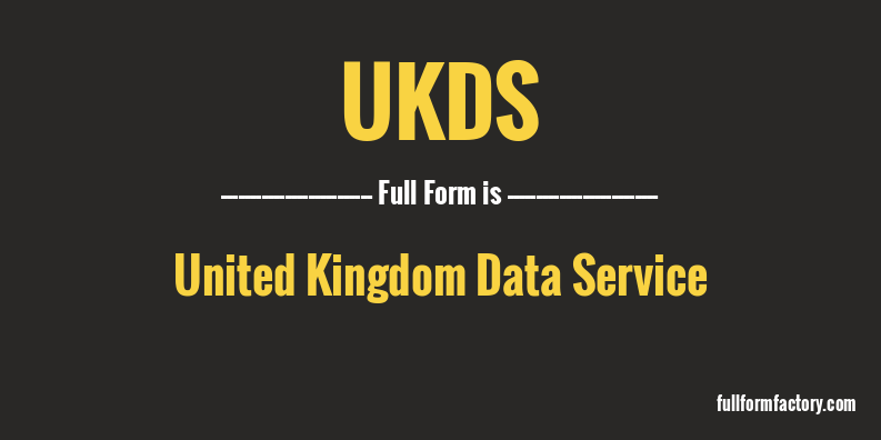 ukds-full-form