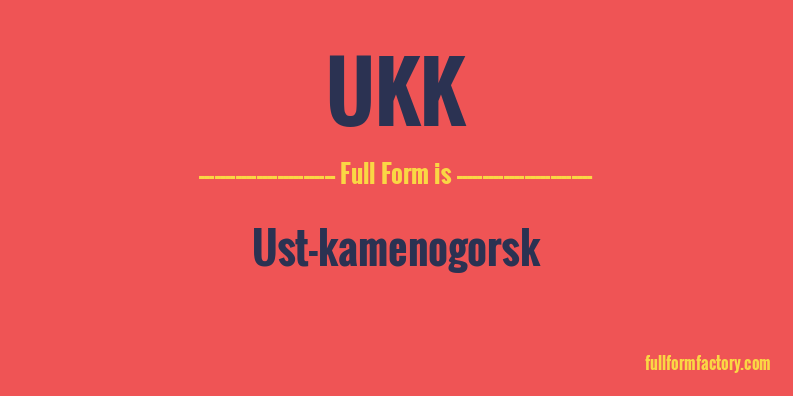 ukk-full-form