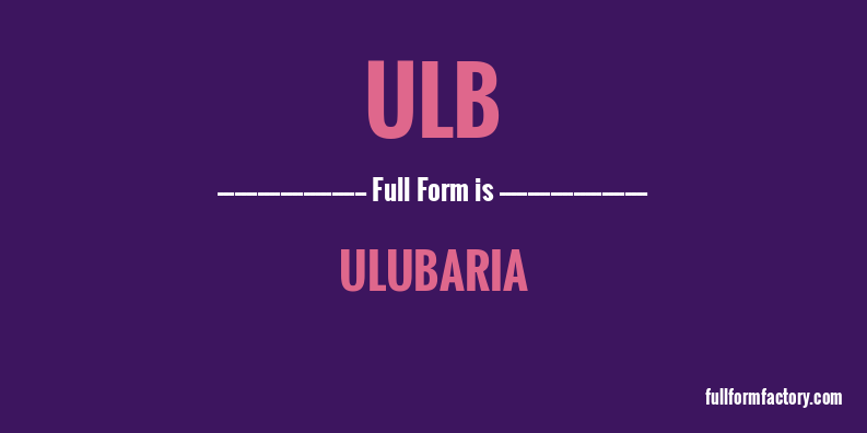 ulb-full-form