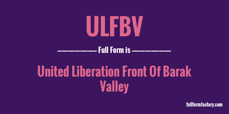 ulfbv-full-form