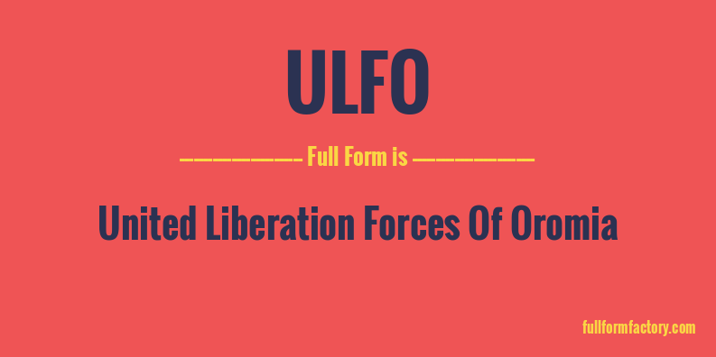 ulfo-full-form