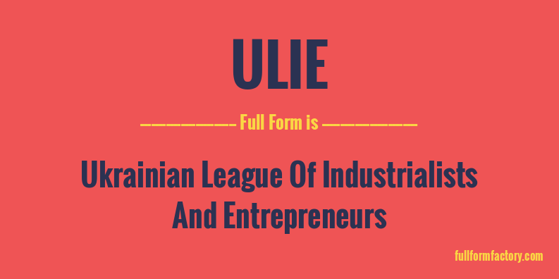 ulie-full-form