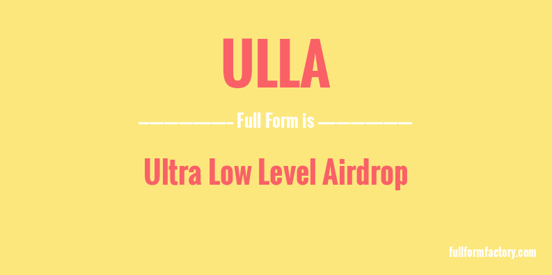 ulla-full-form