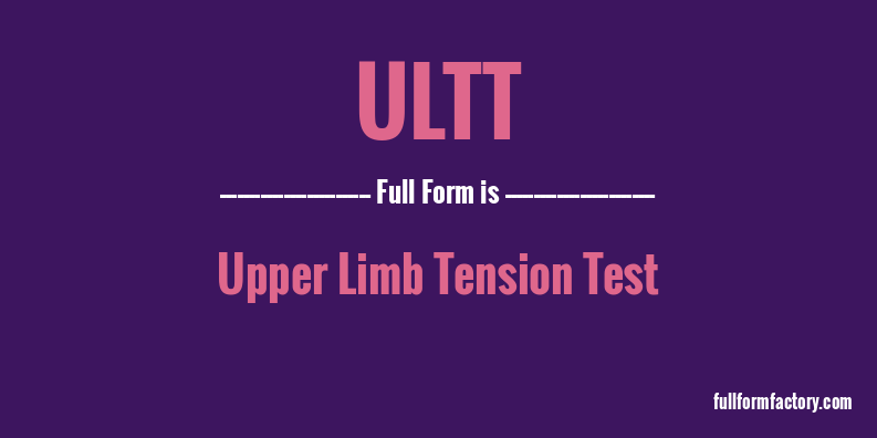 ultt-full-form