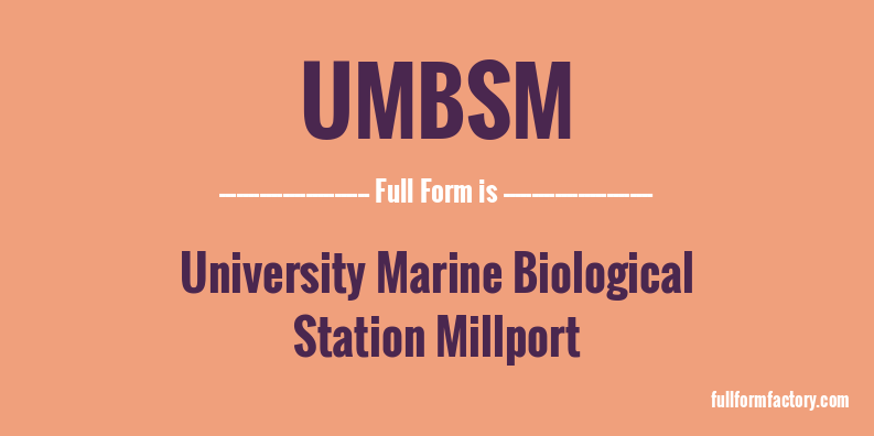 umbsm-full-form