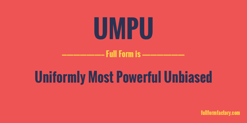 umpu-full-form