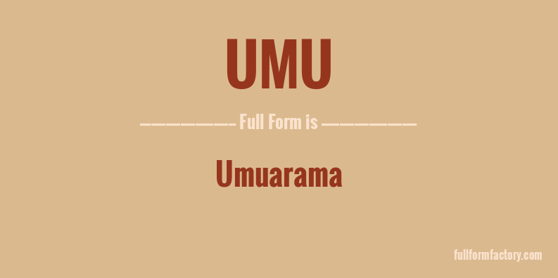 umu-full-form