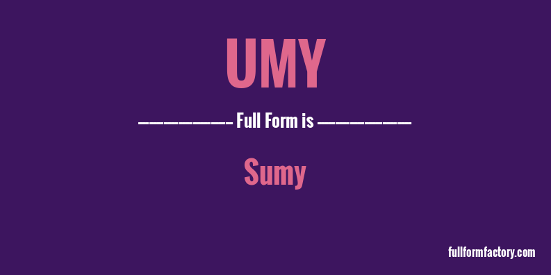 umy-full-form