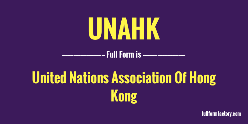 unahk-full-form
