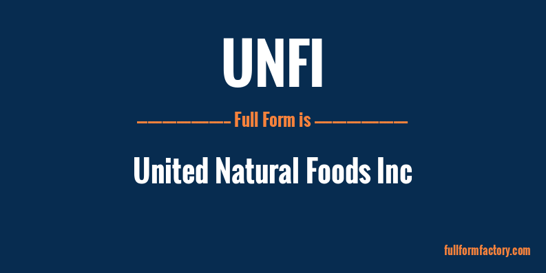 unfi-full-form