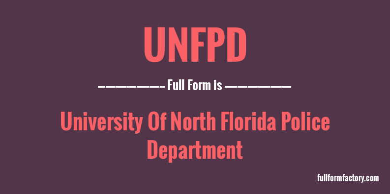 unfpd-full-form