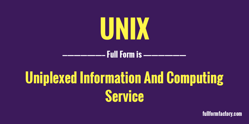 unix-full-form