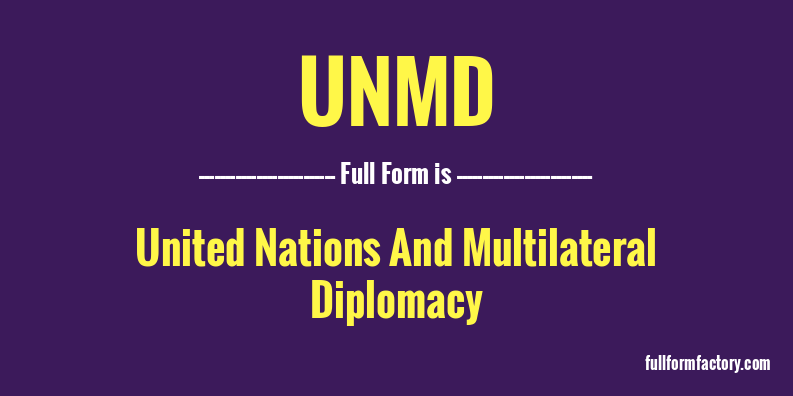 unmd-full-form