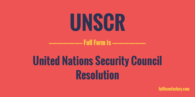 unscr-full-form