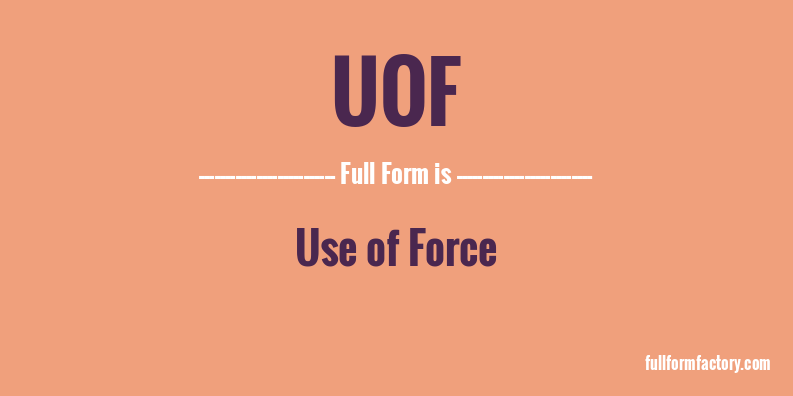 uof-full-form