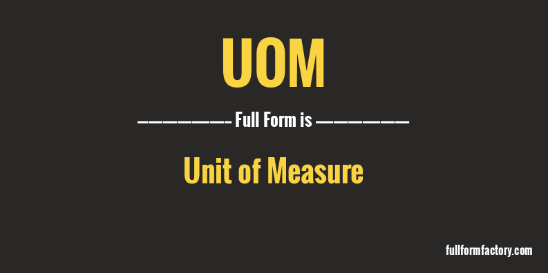uom-full-form