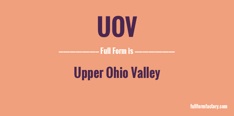 uov-full-form