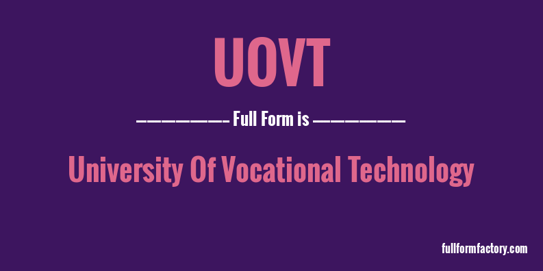 uovt-full-form