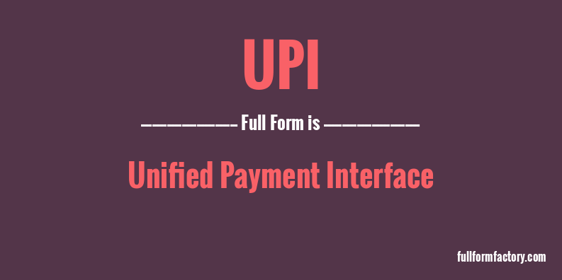 upi-full-form