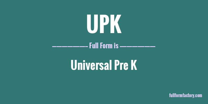 upk-full-form