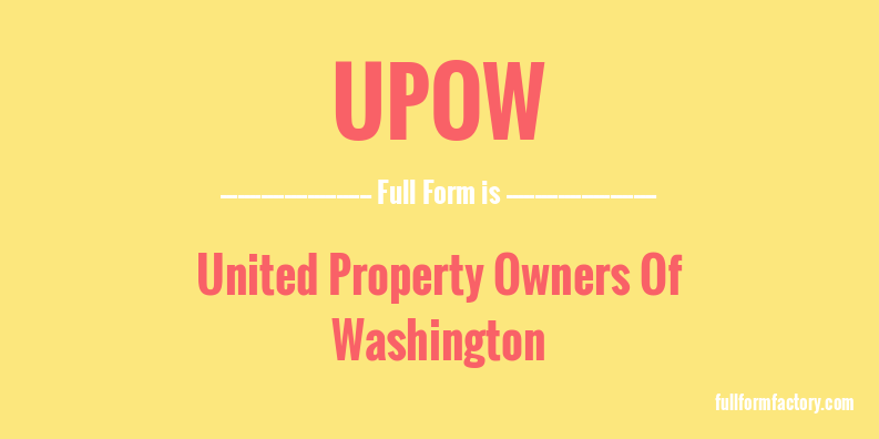 upow-full-form