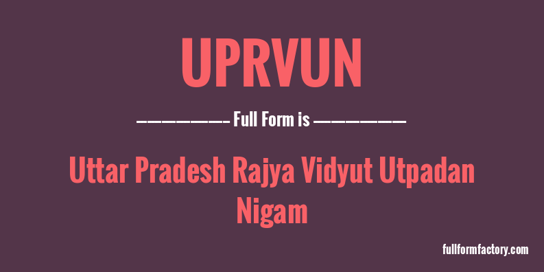 uprvun-full-form