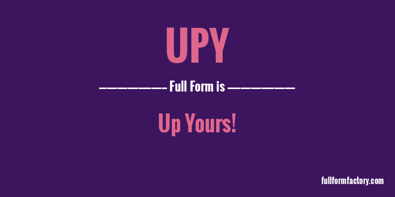 upy-full-form