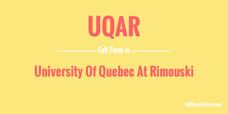 uqar-full-form