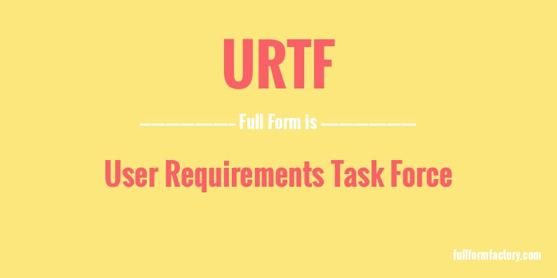 urtf-full-form