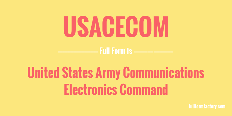 usacecom-full-form