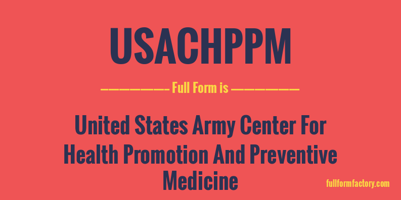 usachppm-full-form