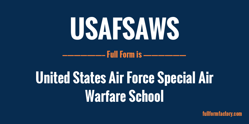 usafsaws-full-form