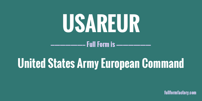 usareur-full-form