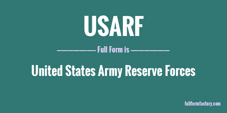 usarf-full-form