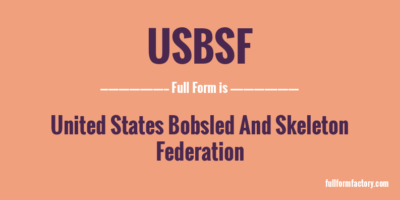 usbsf-full-form