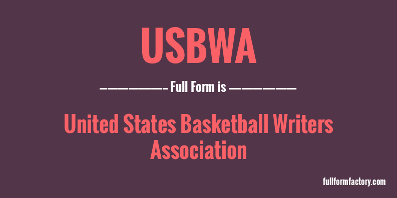 usbwa-full-form