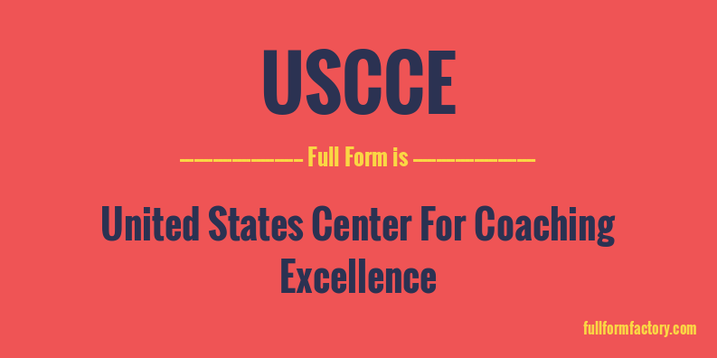 uscce-full-form