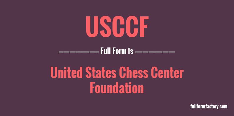 usccf-full-form