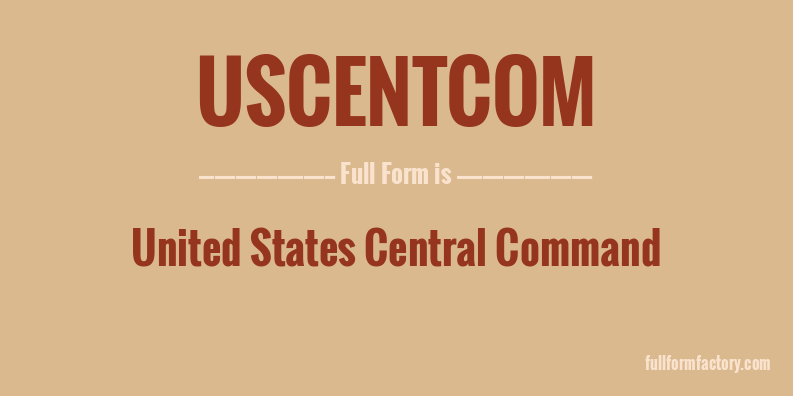 uscentcom-full-form