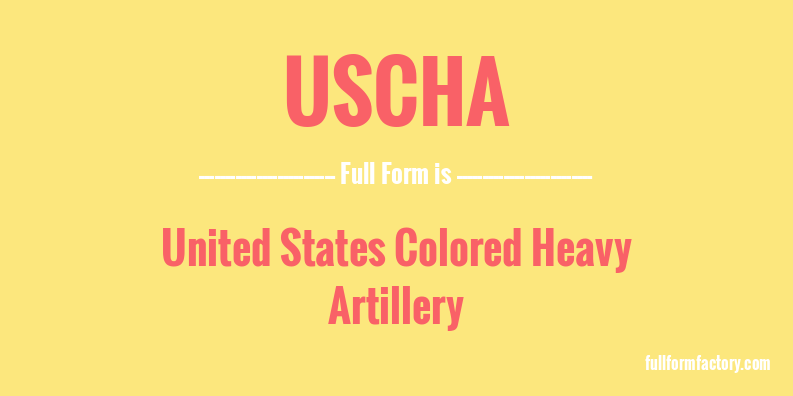 uscha-full-form