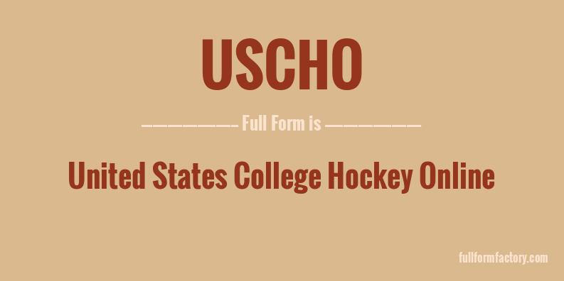 uscho-full-form