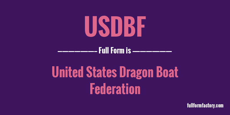usdbf-full-form